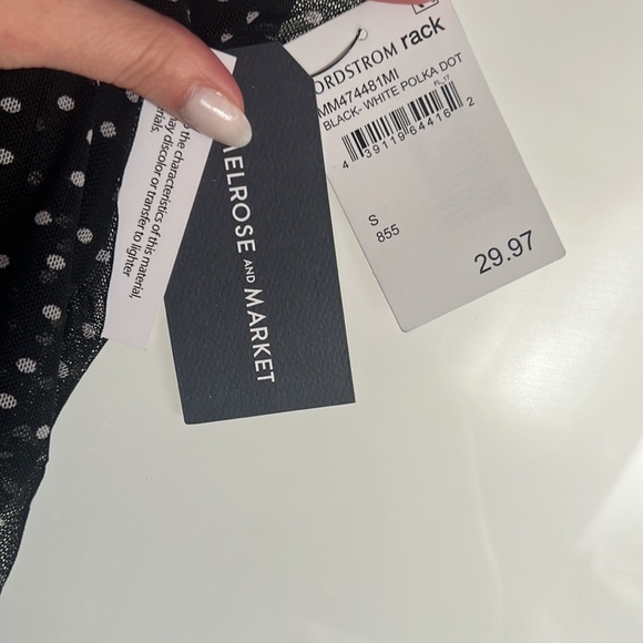 Fitted polka dot dress - Picture 4 of 4